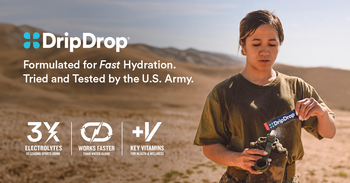 * NEW - DripDrop Electrolyte Powder - Various flavors (16oz) Single Packets