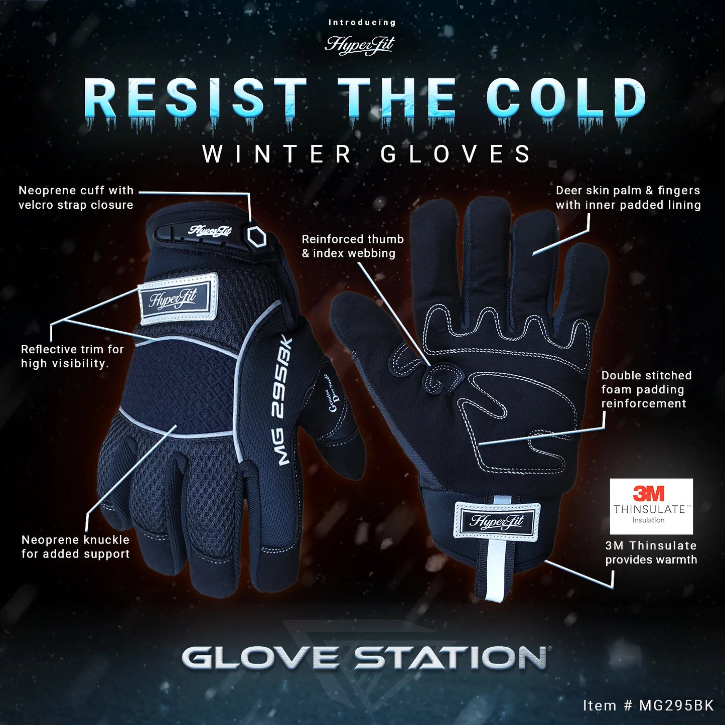 Glove Station - HYPERFIT - Industrial Warmth Gloves