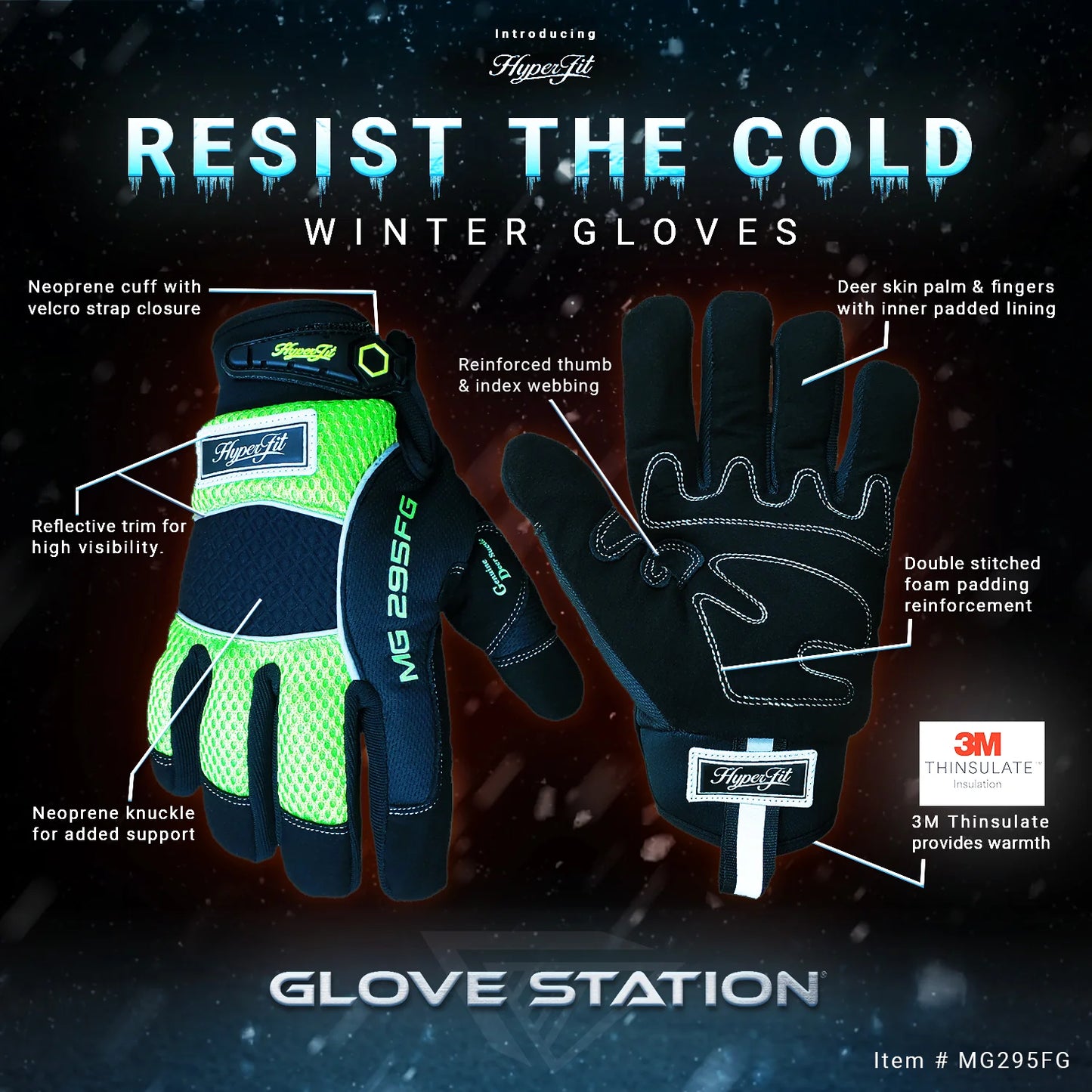 Glove Station - HYPERFIT - Industrial Warmth Gloves