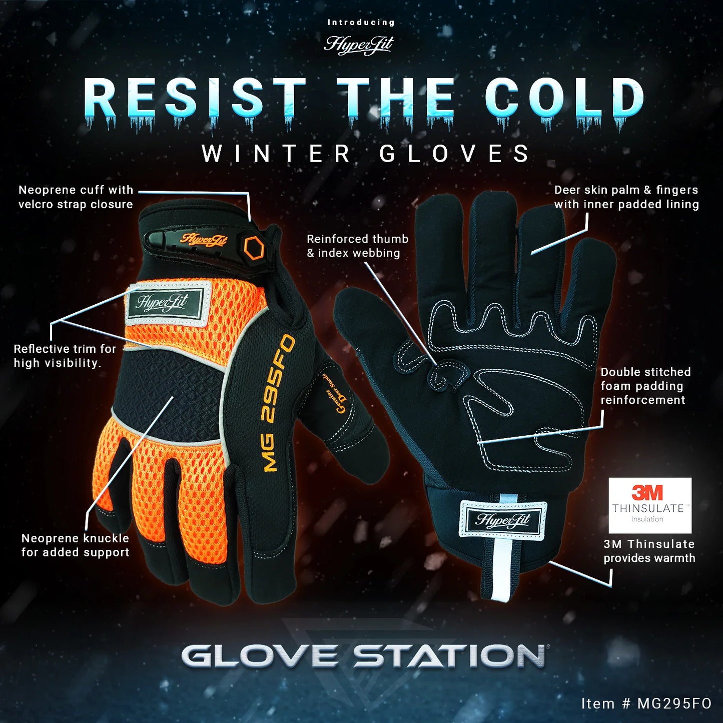 Glove Station - HYPERFIT - Industrial Warmth Gloves