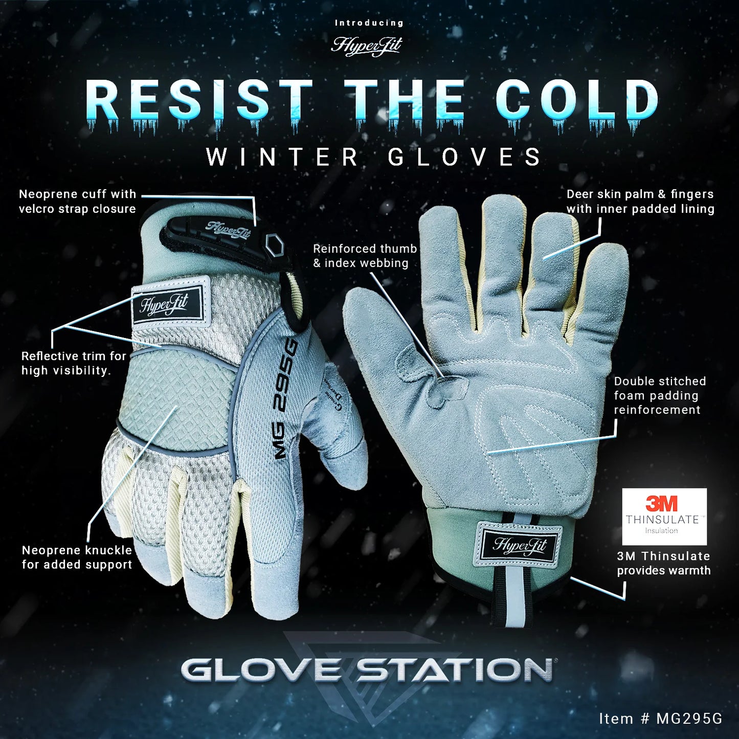Glove Station - HYPERFIT - Industrial Warmth Gloves