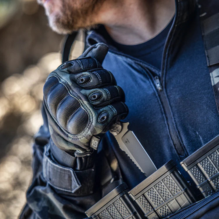 * NEW - Glove Station - Knuckle Pro Tactical Gloves (Multicam Black)