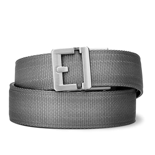 Kore Essentials is the originator of the ratcheting gun belt. We make the world’s best gun belt for concealed carry, everyday carry (EDC), ccw, law enforcement and military personnel.  What makes Kore gun belts the best? Several patented innovations. First, our gun belts use a micro adjustable track that’s sewn into the back of the belt. This track lets you - tighten or loosen – your belt ¼” at a time to over 40+ sizing points. The result = a perfect fit all day, every day.