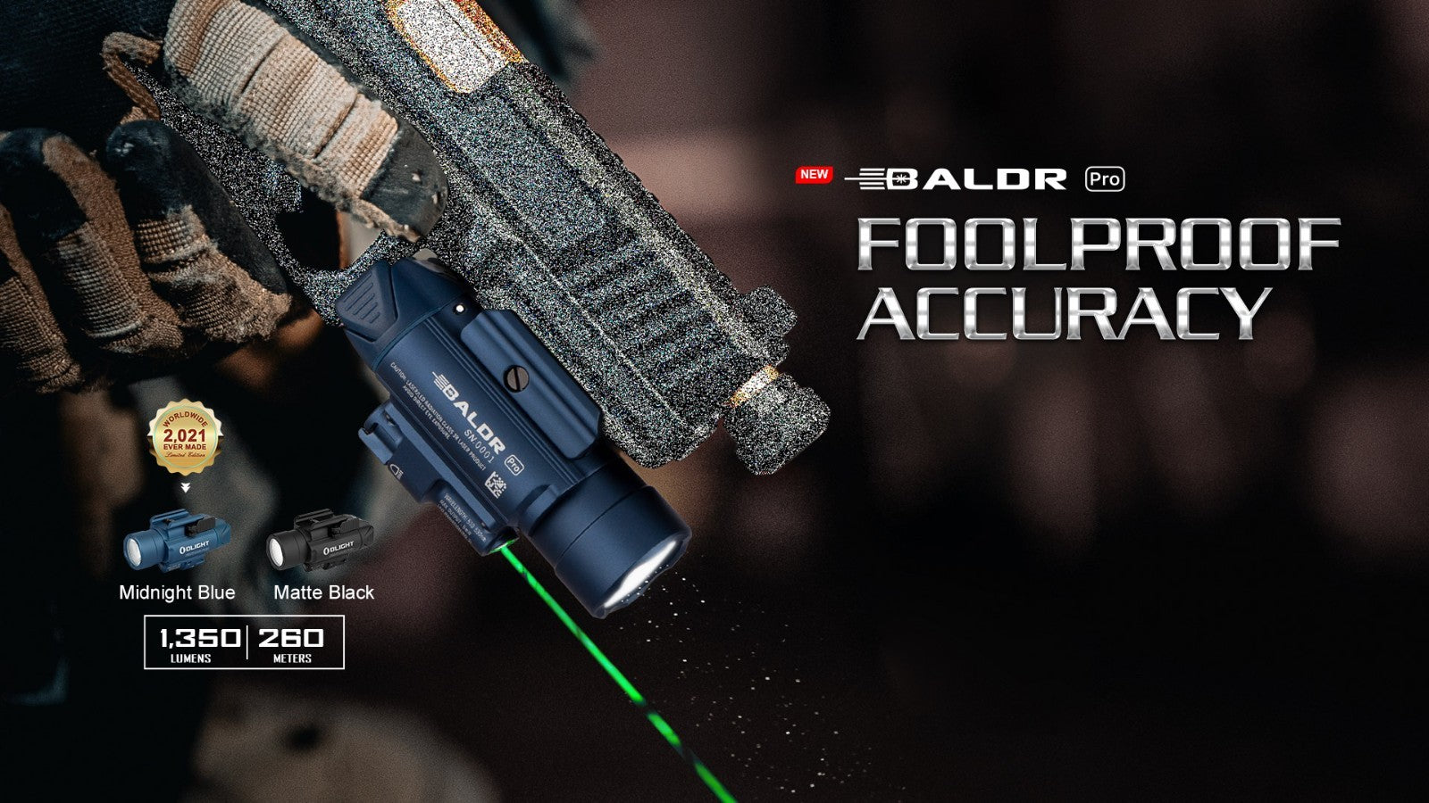 A powerful and reliable illumination tool, engineered by OLIGHT for superior brightness and durability in various situations.