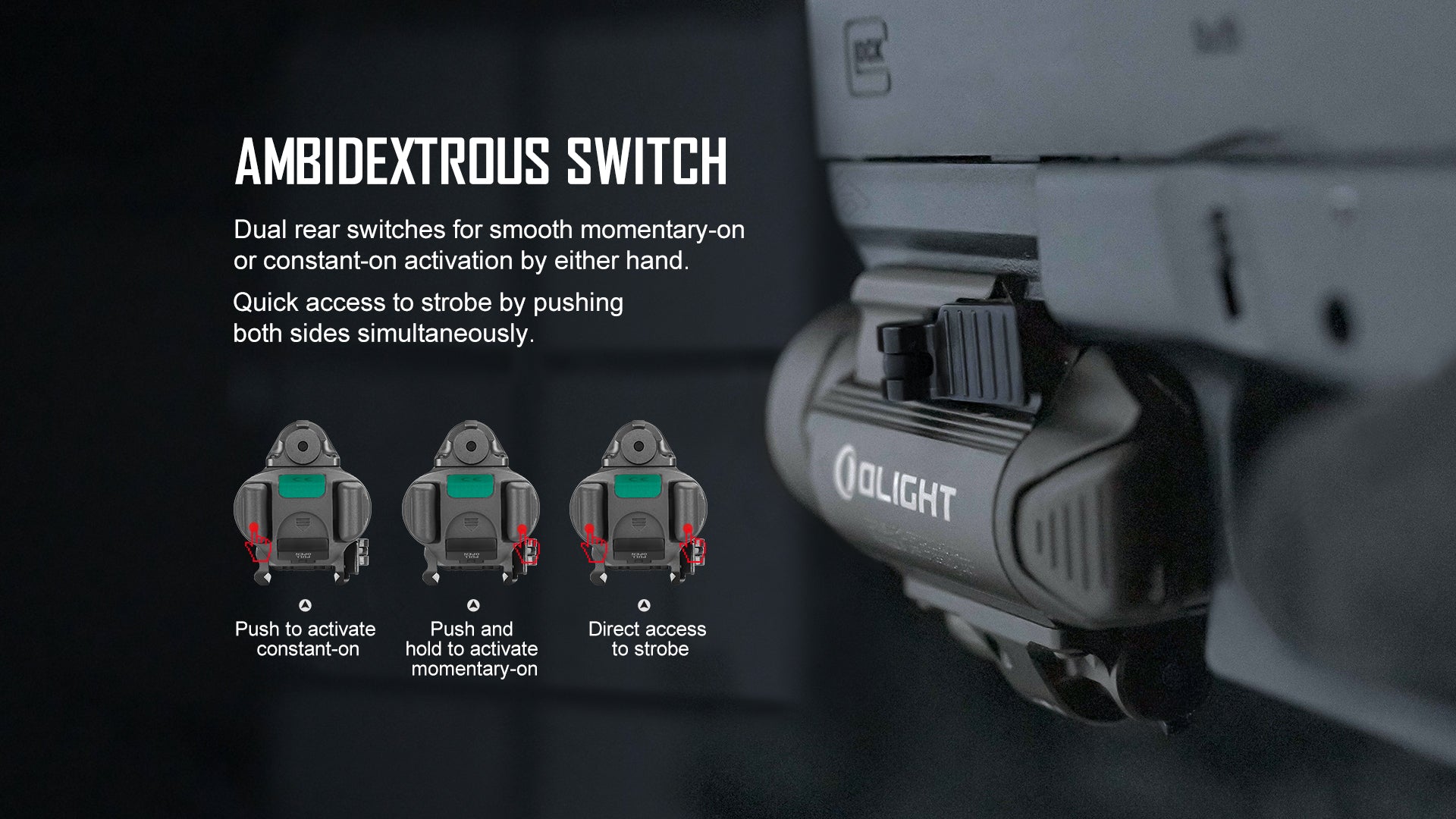 A powerful and reliable illumination tool, engineered by OLIGHT for superior brightness and durability in various situations.