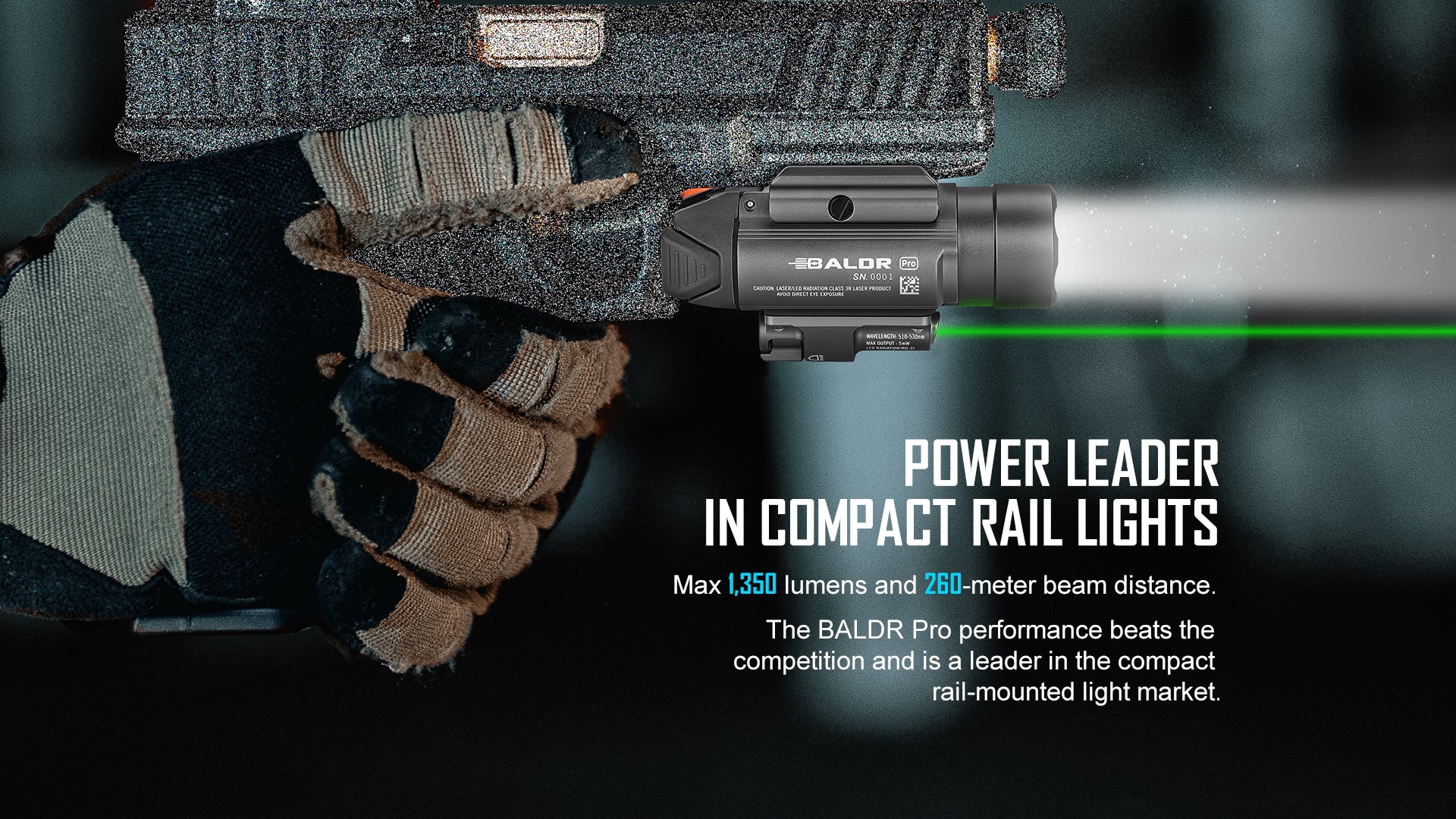 A powerful and reliable illumination tool, engineered by OLIGHT for superior brightness and durability in various situations.