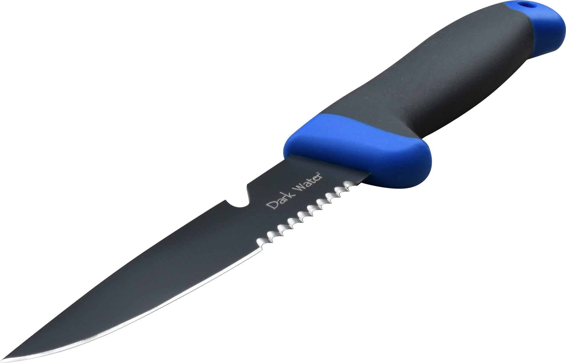 Whether out in the deep or off a dock, salt or fresh, Dark Water has you covered.  This line of fishing knives features everything you need to clean and prepare your catch.  The blades in this line are all coated with PTFE to maximize corrosion resistance.