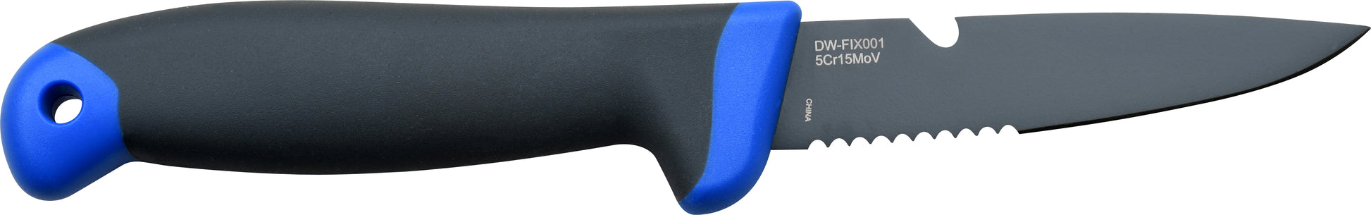 Whether out in the deep or off a dock, salt or fresh, Dark Water has you covered.  This line of fishing knives features everything you need to clean and prepare your catch.  The blades in this line are all coated with PTFE to maximize corrosion resistance.