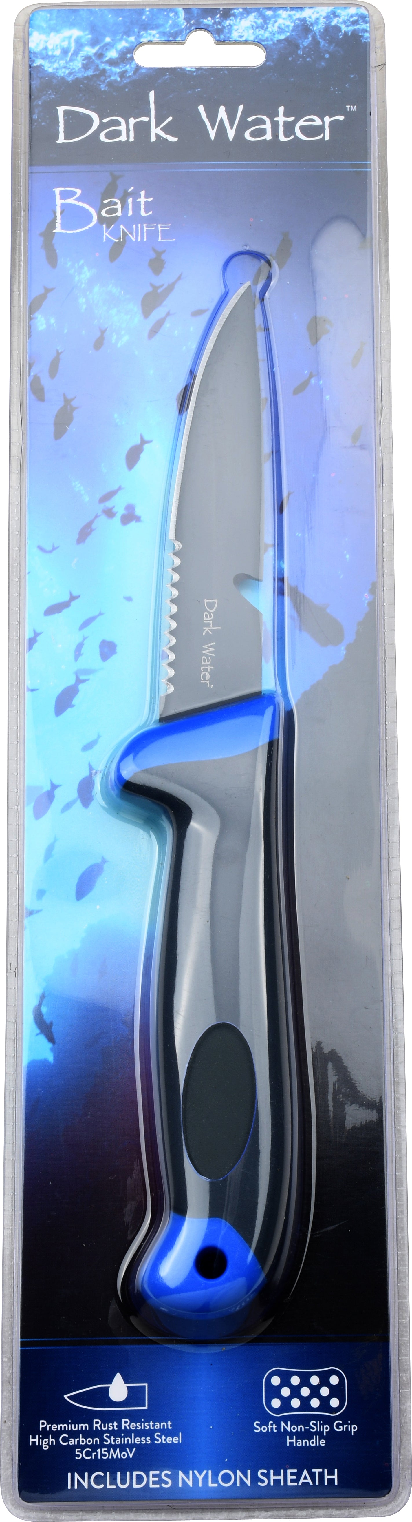 Dark Water Fixed Blade Bait Knife (Clamshell)