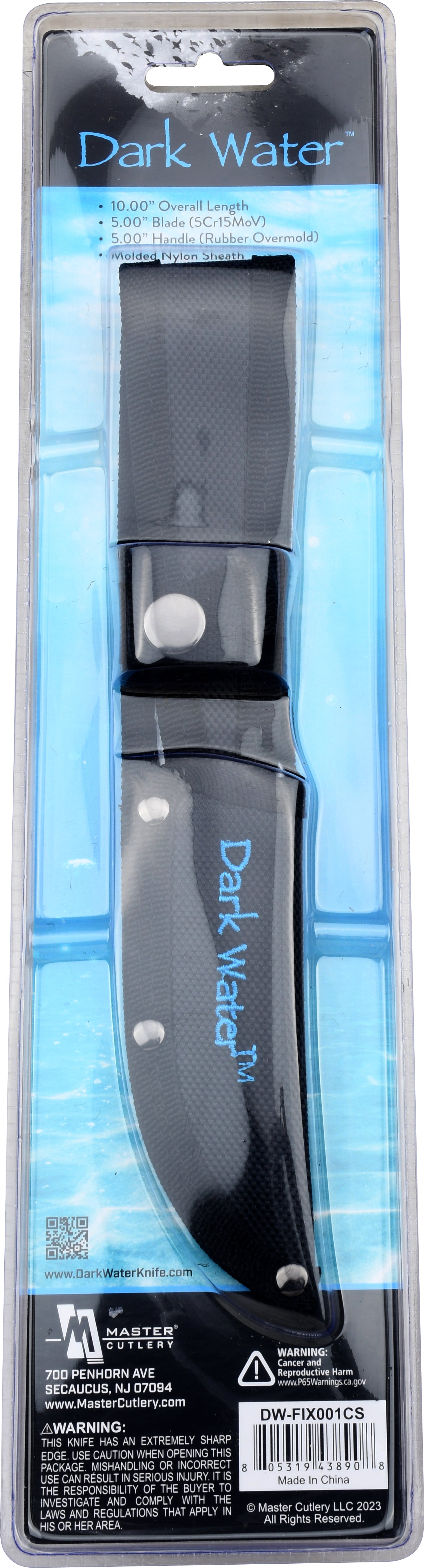 Whether out in the deep or off a dock, salt or fresh, Dark Water has you covered. This line of fishing knives features everything you need to clean and prepare your catch. The blades in this line are all coated with PTFE to maximize corrosion resistance.
