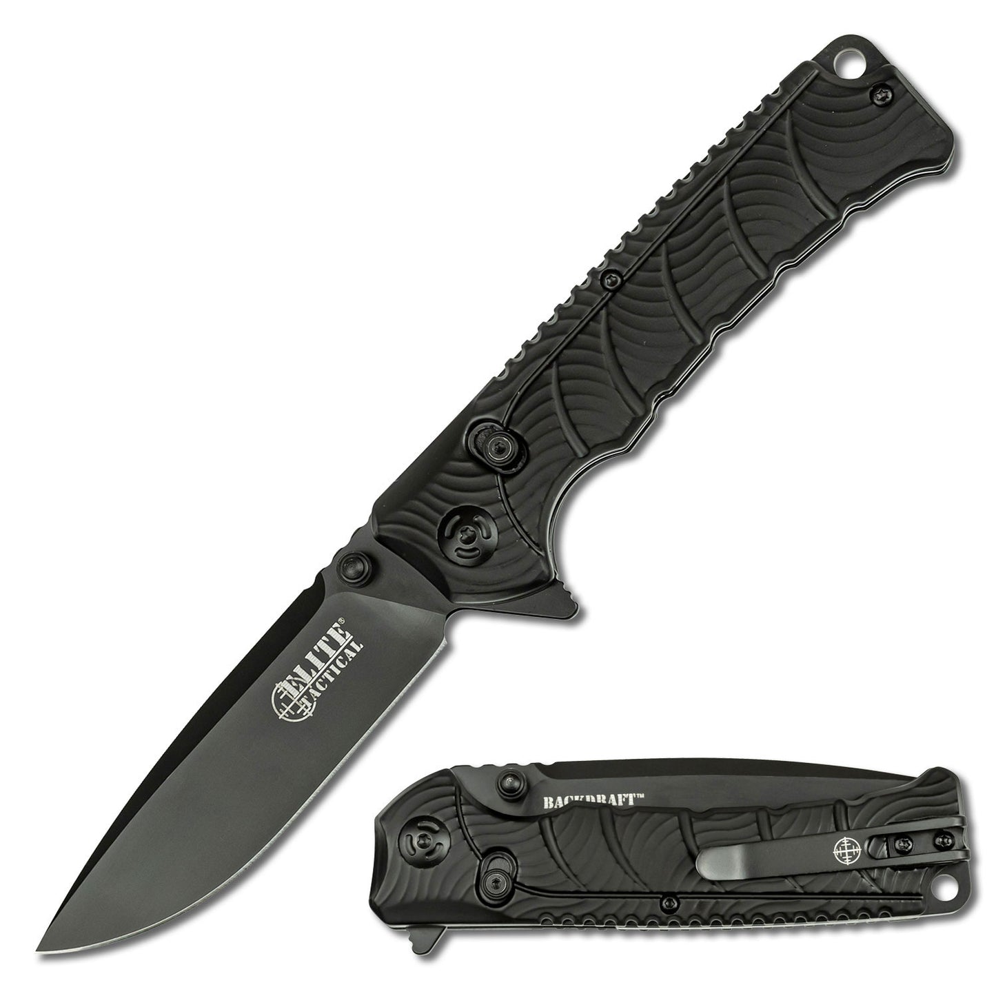 Whether out in the deep or off a dock, salt or fresh, Dark Water has you covered.  This line of fishing knives features everything you need to clean and prepare your catch.  The blades in this line are all coated with PTFE to maximize corrosion resistance.
