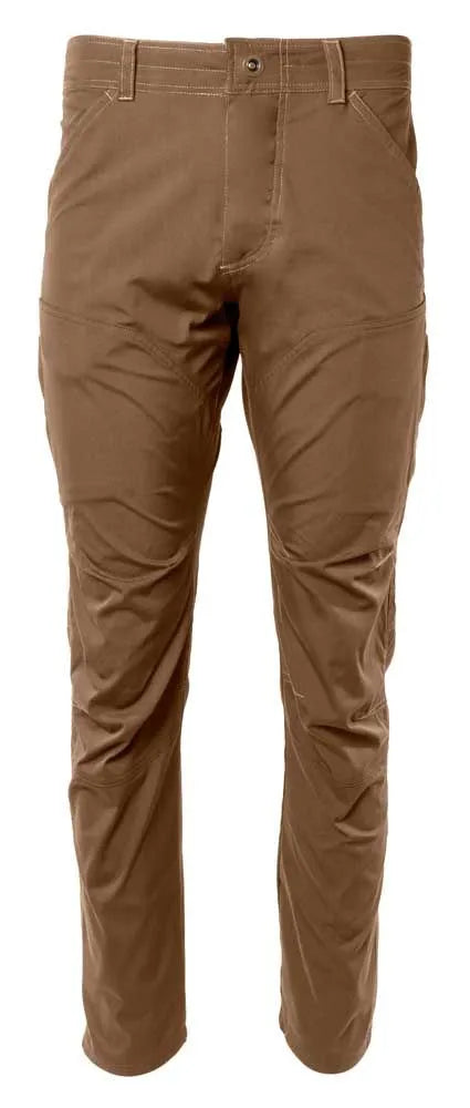 Exceptional performance no matter where your journey takes you with the lightweight, breathable, cotton-like feel of the Aeros pant. The durable cotton-nylon-spandex blend holds up to hiking and other outdoor activities, with articulated knees, double stitching, reinforced pockets and a tough eyelet snap to hold it all together on the job. Useful, low profile pockets keep all your EDC and other essentials close at hand while the casual look of the Aeros allows you to wear them anywhere.