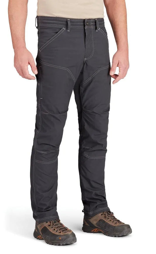 Exceptional performance no matter where your journey takes you with the lightweight, breathable, cotton-like feel of the Aeros pant. The durable cotton-nylon-spandex blend holds up to hiking and other outdoor activities, with articulated knees, double stitching, reinforced pockets and a tough eyelet snap to hold it all together on the job. Useful, low profile pockets keep all your EDC and other essentials close at hand while the casual look of the Aeros allows you to wear them anywhere.
