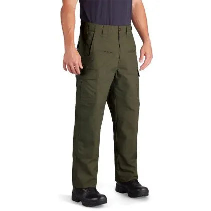 Maintain your professional edge in the ultra-comfortable, lightweight and durable EdgeTec Tactical Pant, part of the EdgeTec Collection. This budget-friendly, lightweight pant with DWR (durable water repellent) resists stains and moisture and is made for function without weighing you down.  Easy-access, side cargo pockets allow you to store ammo and mags for the range, essentials for the job, or gear for hiking.