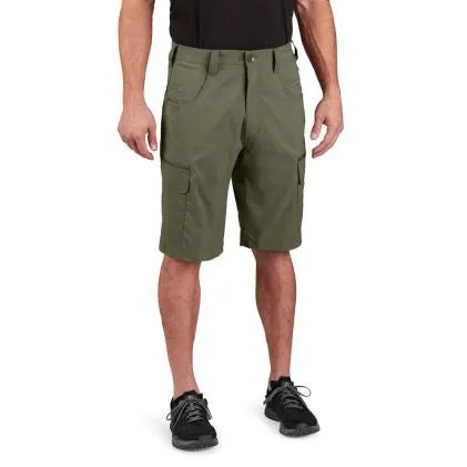 The Propper Kinetic Short is crafted with an innovative blend of polyester, cotton and spandex ripstop fabric we call NEXStretch. This fabric is durable, fade-resistant and allows the shorts to move with you for optimal comfort. Constructed to be the perfect, all-purpose tactical short, the Teflon fabric protector repels stains and liquids keeping you looking your best.