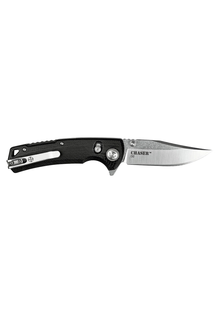 Whether out in the deep or off a dock, salt or fresh, Dark Water has you covered.  This line of fishing knives features everything you need to clean and prepare your catch.  The blades in this line are all coated with PTFE to maximize corrosion resistance.