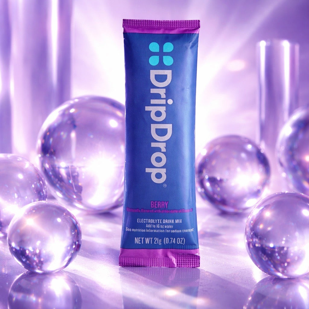 * NEW - DripDrop Electrolyte Powder - Various flavors (16oz) Single Packets