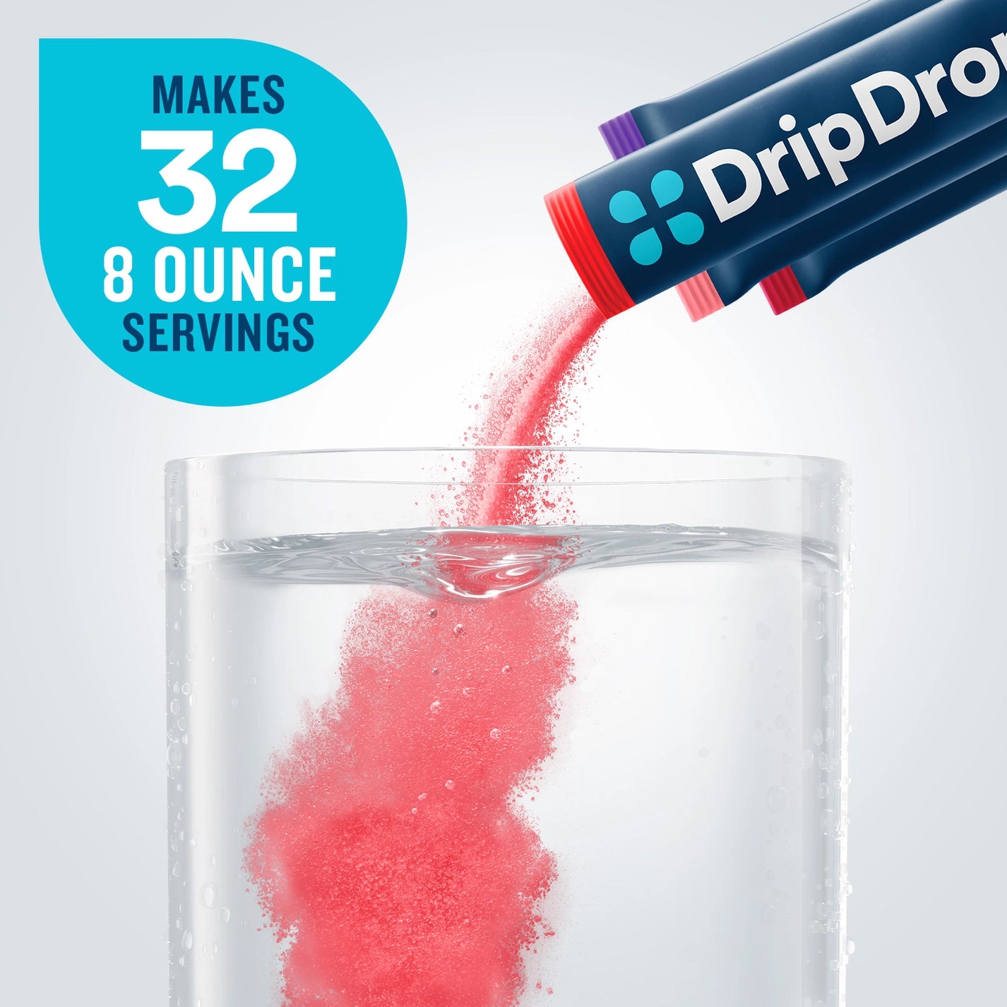 DripDrop Electrolyte Powder Packets - Juicy Variety 32 Count