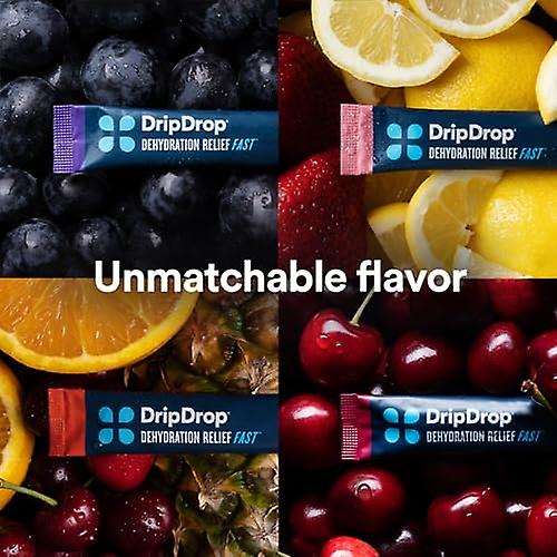 DripDrop Electrolyte Powder Packets - Juicy Variety 32 Count