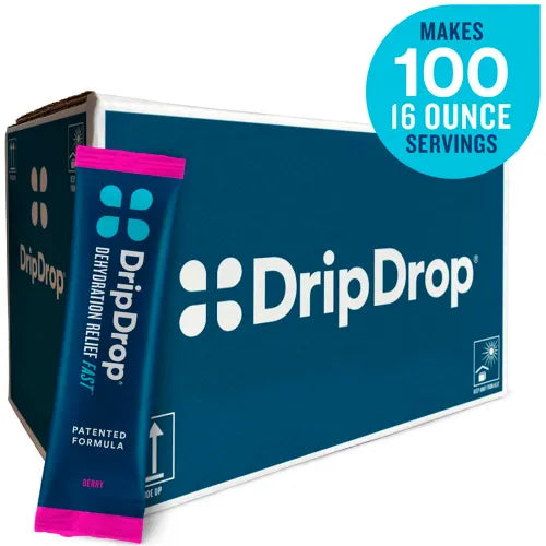 DripDrop Electrolyte Powder - Berry 100 (16oz) Packets