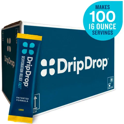 DripDrop Electrolyte Powder - Lemon 100 (16oz) Packets