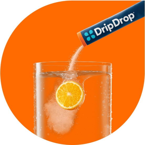 DripDrop Electrolyte Powder - Orange 100 (16oz) Packets