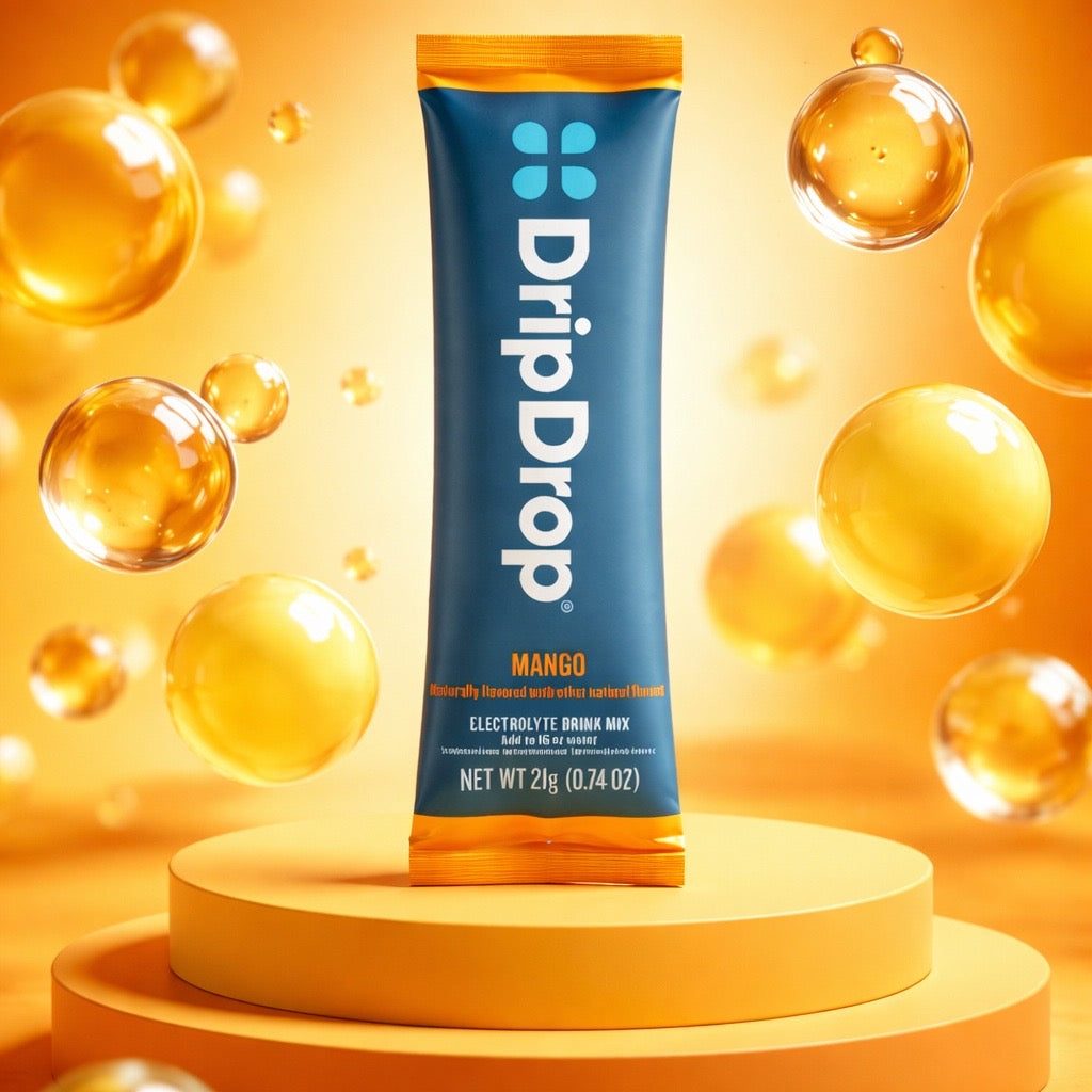 * NEW - DripDrop Electrolyte Powder - Various flavors (16oz) Single Packets
