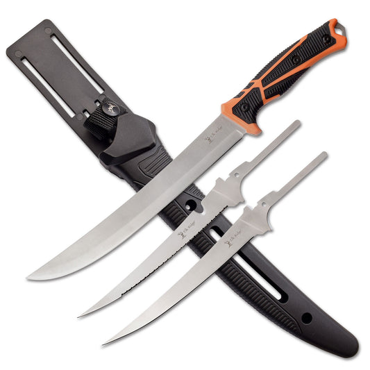 Elk Ridge Trek: A rugged outdoor adventure knife, featuring a sturdy blade and ergonomic handle, ideal for trekking and wilderness exploration.