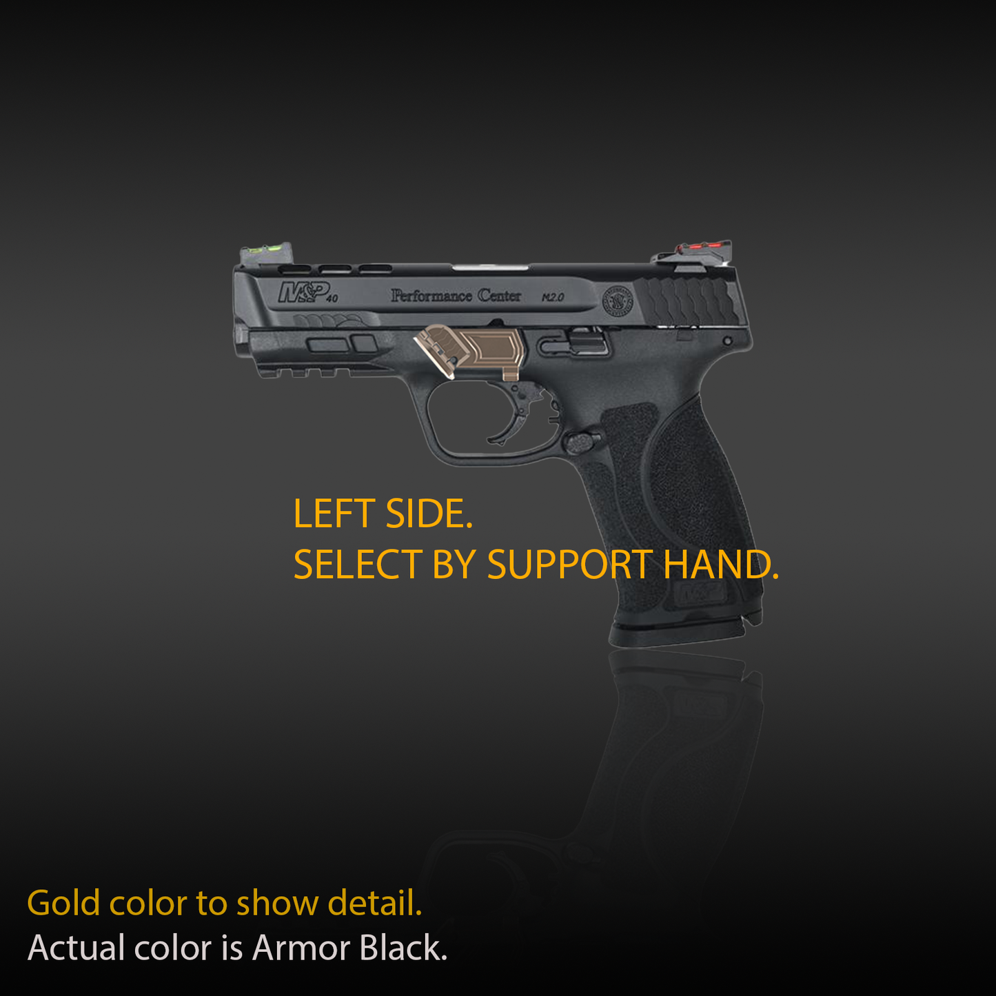 Black Steel - Grip Control - Smith & Wesson M&P 2.0