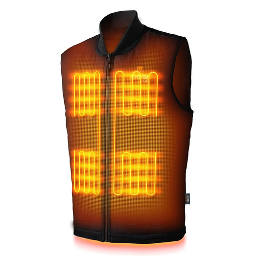 GOBI Ibex Men's 5 Zone Heated Workwear Vest: An advanced and durable heated vest designed by GOBI, featuring 5 heating zones for enhanced warmth and comfort during demanding work environments.