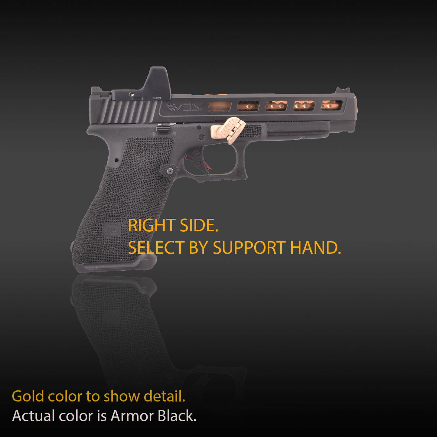 Black Steel Grip Control - GLOCK Category B