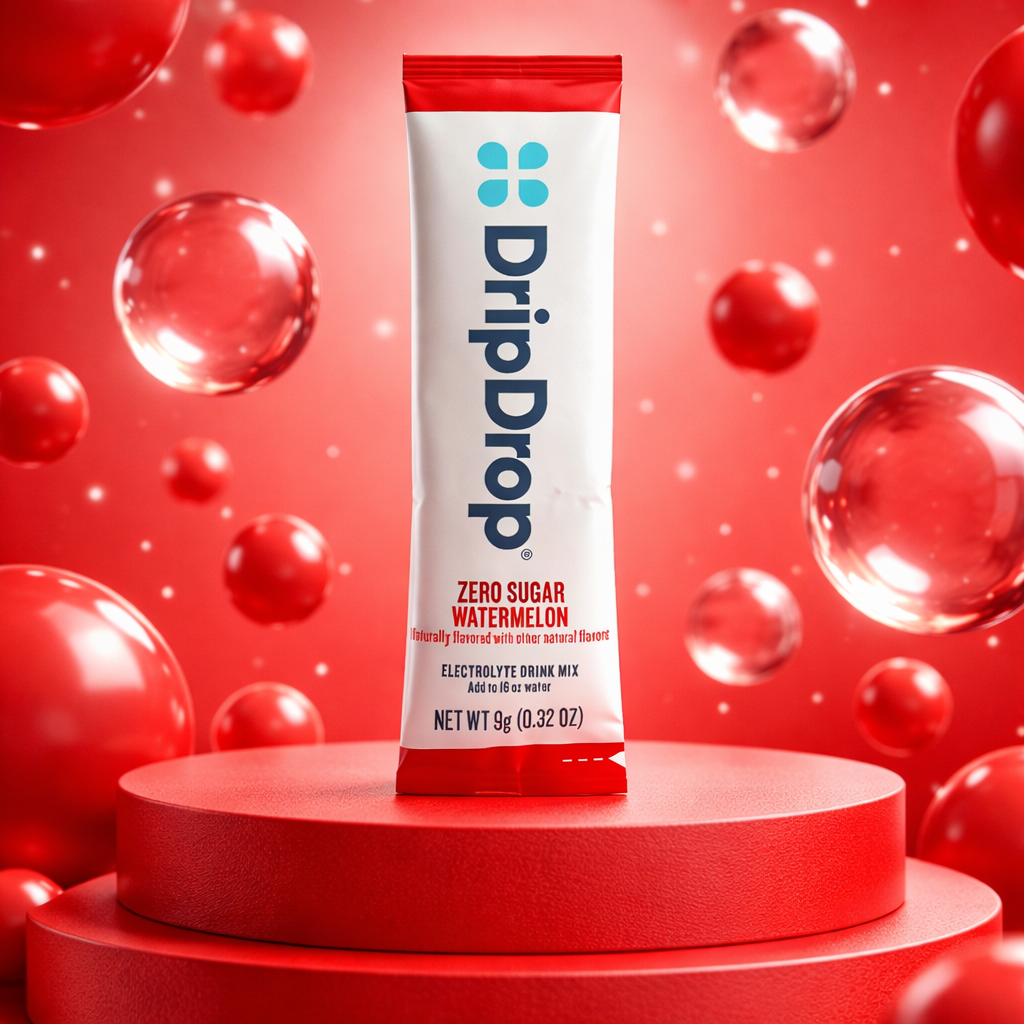 * NEW - DripDrop Electrolyte Powder - Zero Sugar (16oz) Single Packets