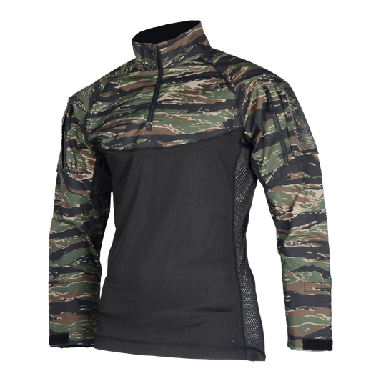 A tactical garment designed for durability and functionality. Features include reinforced stitching, moisture-wicking fabric, and integrated pockets for gear. Ideal for military, law enforcement, and outdoor enthusiasts.