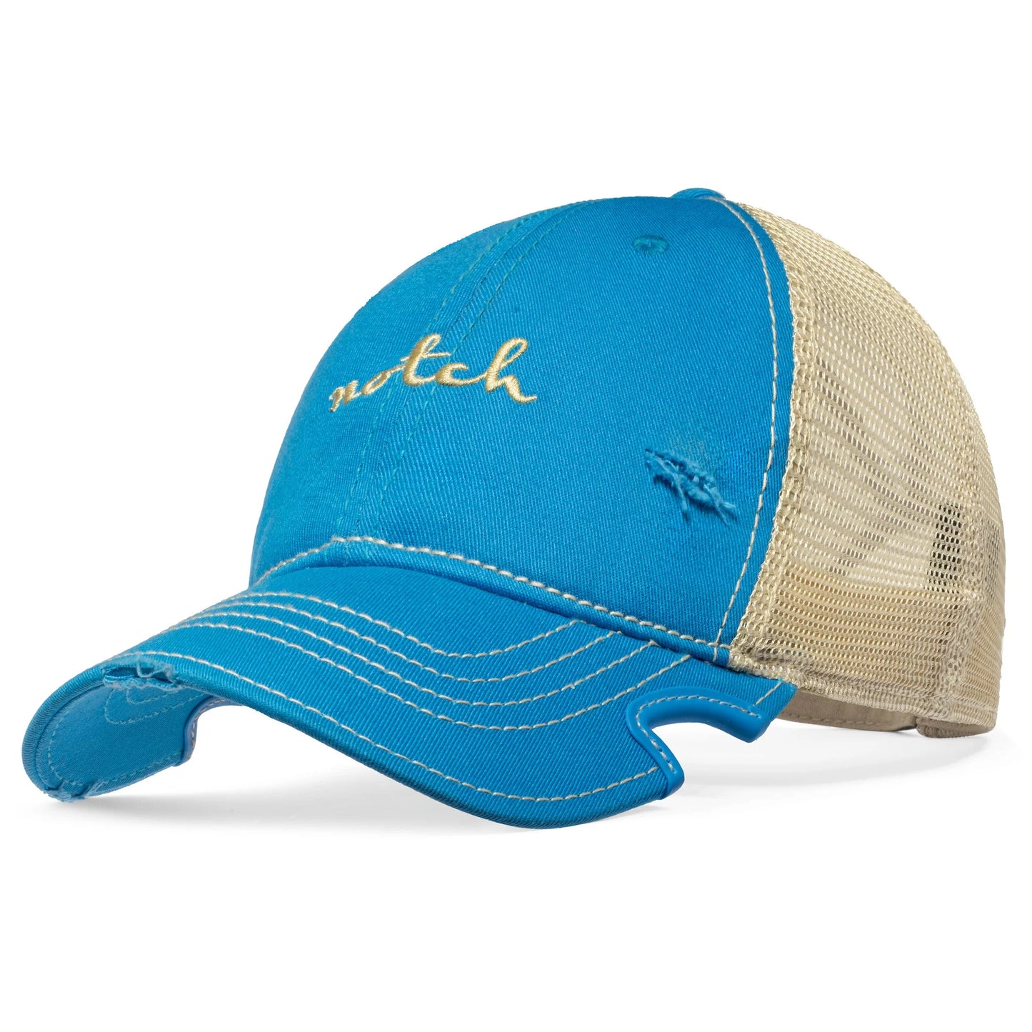Notch Classic Adjustable Azure Blue Poneytail
