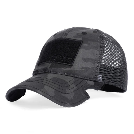 A stylish and functional headwear accessory, blending outdoor durability with contemporary design for a versatile and comfortable cap experience.