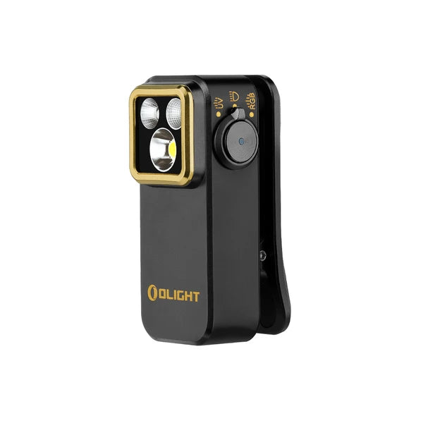OLIGHT - Oclip Pro S 5-in-1 EDC Clip Flashlight with UV & RGB