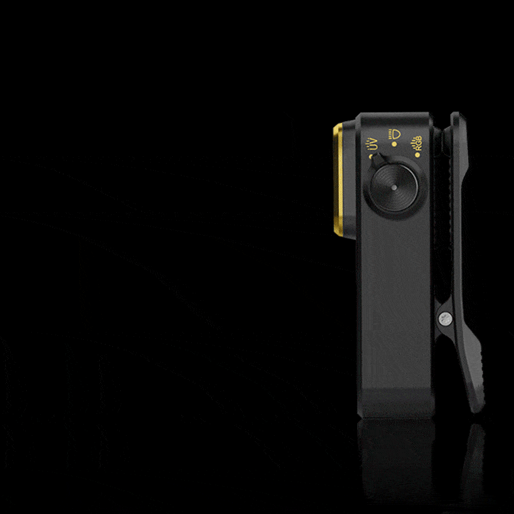 OLIGHT - Oclip Pro S 5-in-1 EDC Clip Flashlight with UV & RGB