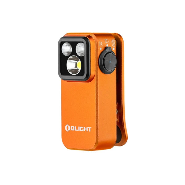 OLIGHT - Oclip Pro S 5-in-1 EDC Clip Flashlight with UV & RGB
