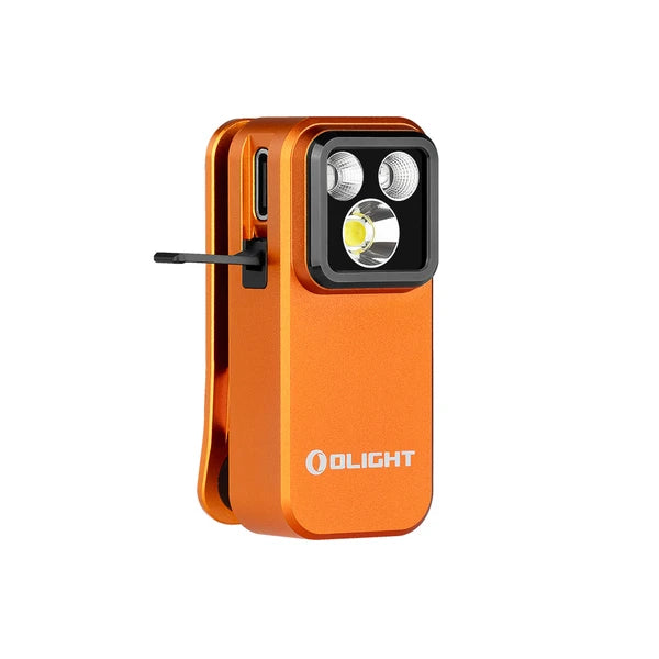OLIGHT - Oclip Pro S 5-in-1 EDC Clip Flashlight with UV & RGB