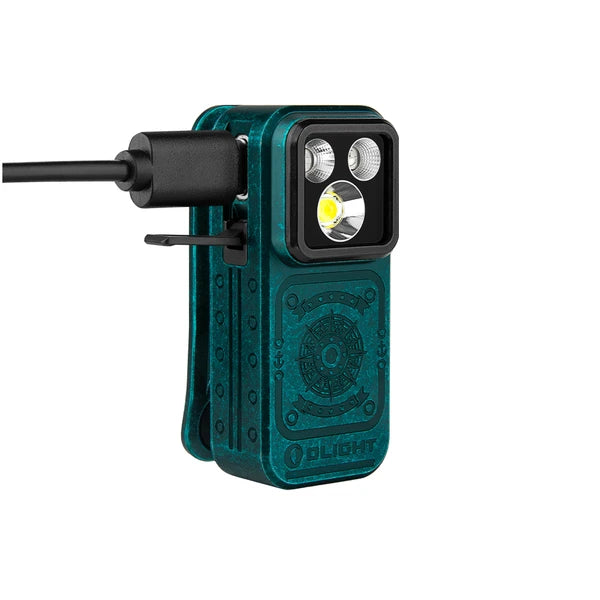 OLIGHT - Oclip Pro S 5-in-1 EDC Clip Flashlight with UV & RGB