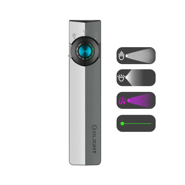 OLIGHT - ArkPro Lite – Flat Unibody EDC Flashlight with Multi-Light Sources