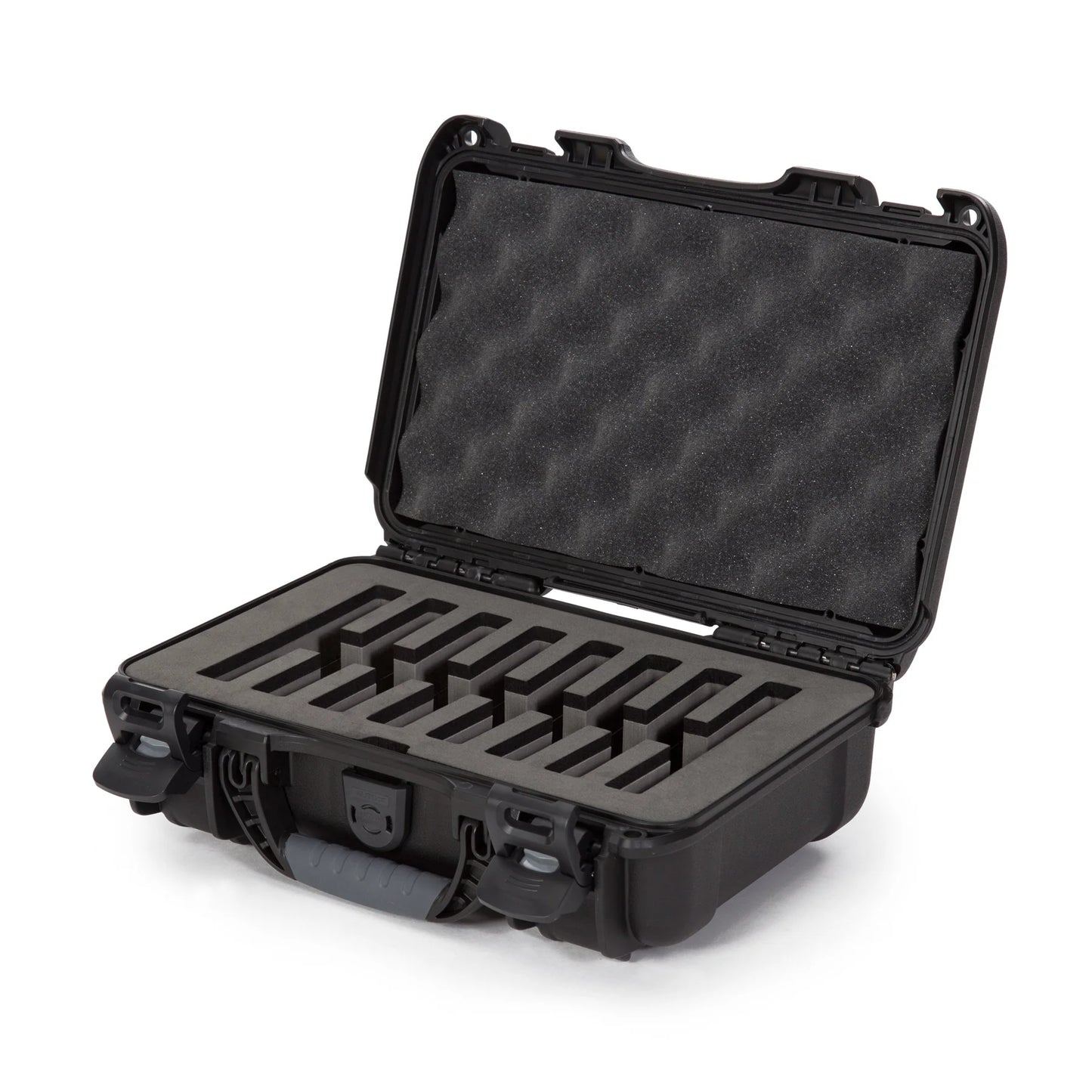 Built to organize, protect, carry and survive tough conditions, the NANUK waterproof hard case is impenetrable and indestructible with a lightweight, tough NK-7 resin shell and its PowerClaw superior latching system.