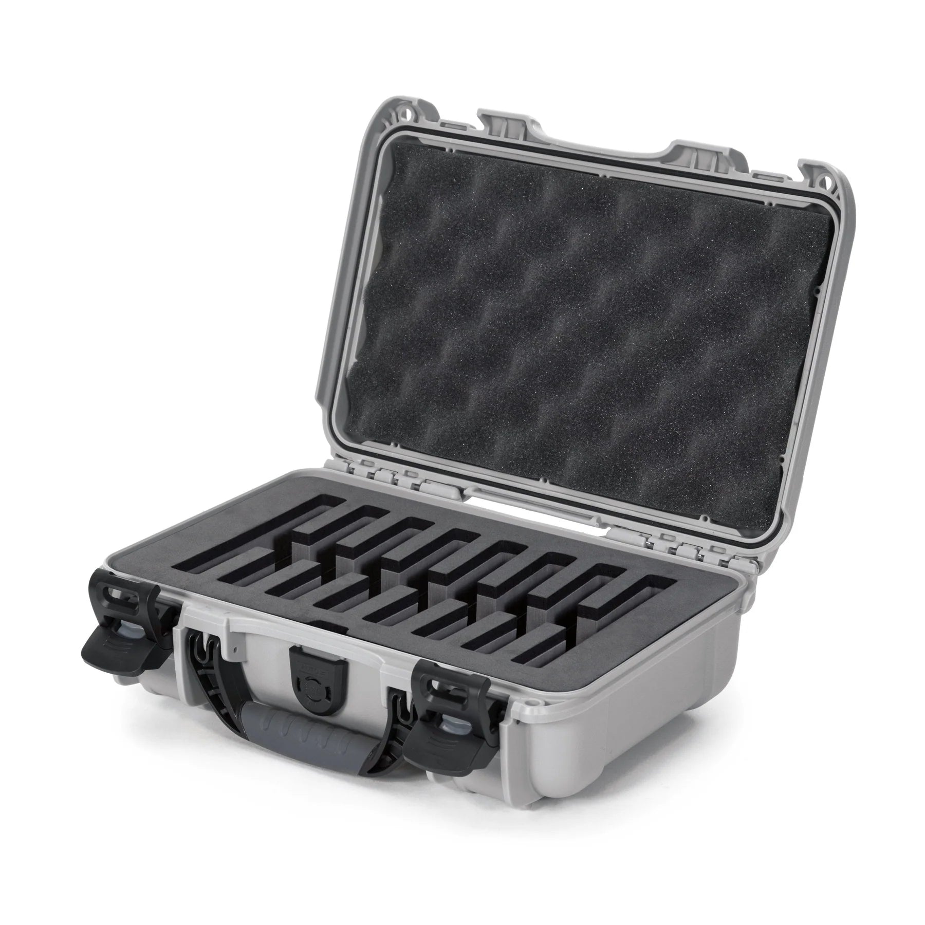 Built to organize, protect, carry and survive tough conditions, the NANUK waterproof hard case is impenetrable and indestructible with a lightweight, tough NK-7 resin shell and its PowerClaw superior latching system.