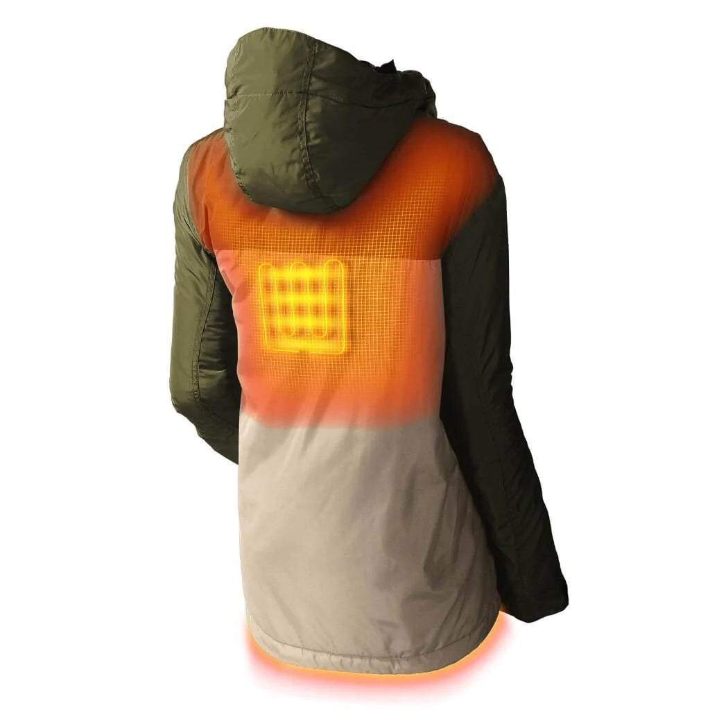 Shift Women's Heated Snowboard Jacket: A high-performance winter jacket with integrated heating technology, providing warmth and style for an elevated snowboarding experience