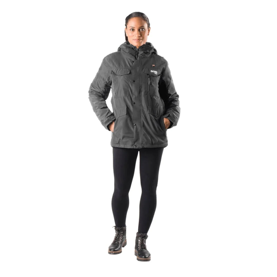 Shift Women's Heated Snowboard Jacket: A high-performance winter jacket with integrated heating technology, providing warmth and style for an elevated snowboarding experience