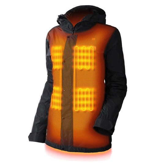 Shift Women's Heated Snowboard Jacket: A high-performance winter jacket with integrated heating technology, providing warmth and style for an elevated snowboarding experience