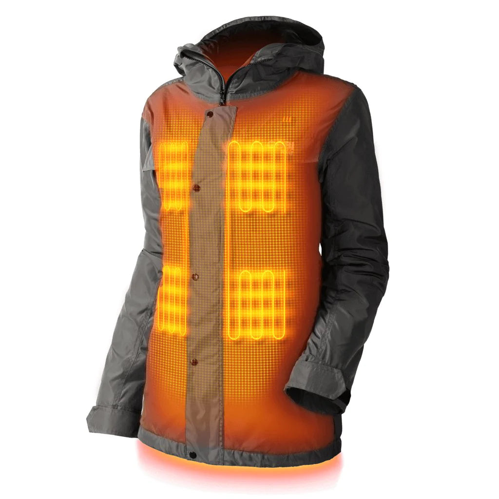 Shift Women's Heated Snowboard Jacket: A high-performance winter jacket with integrated heating technology, providing warmth and style for an elevated snowboarding experience