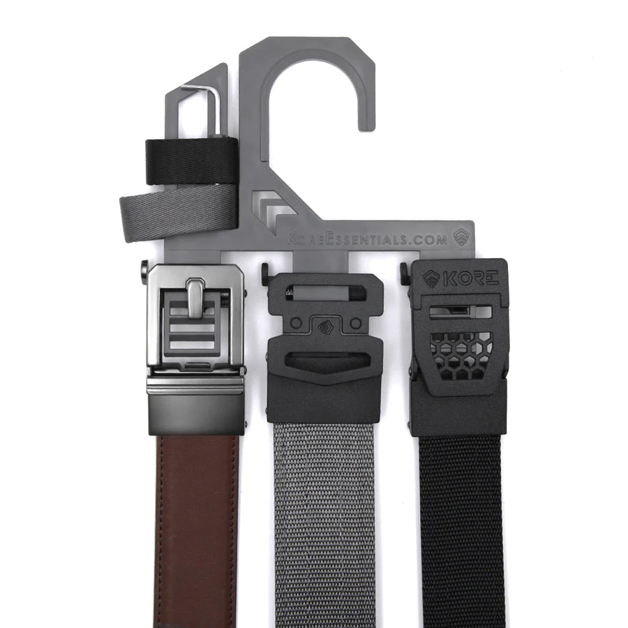 Kore Essentials EDC Belt & Buckle - X6 Gunmetal series