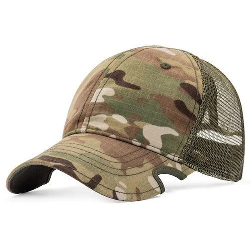  A stylish and functional headwear accessory, blending outdoor durability with contemporary design for a versatile and comfortable cap experience.