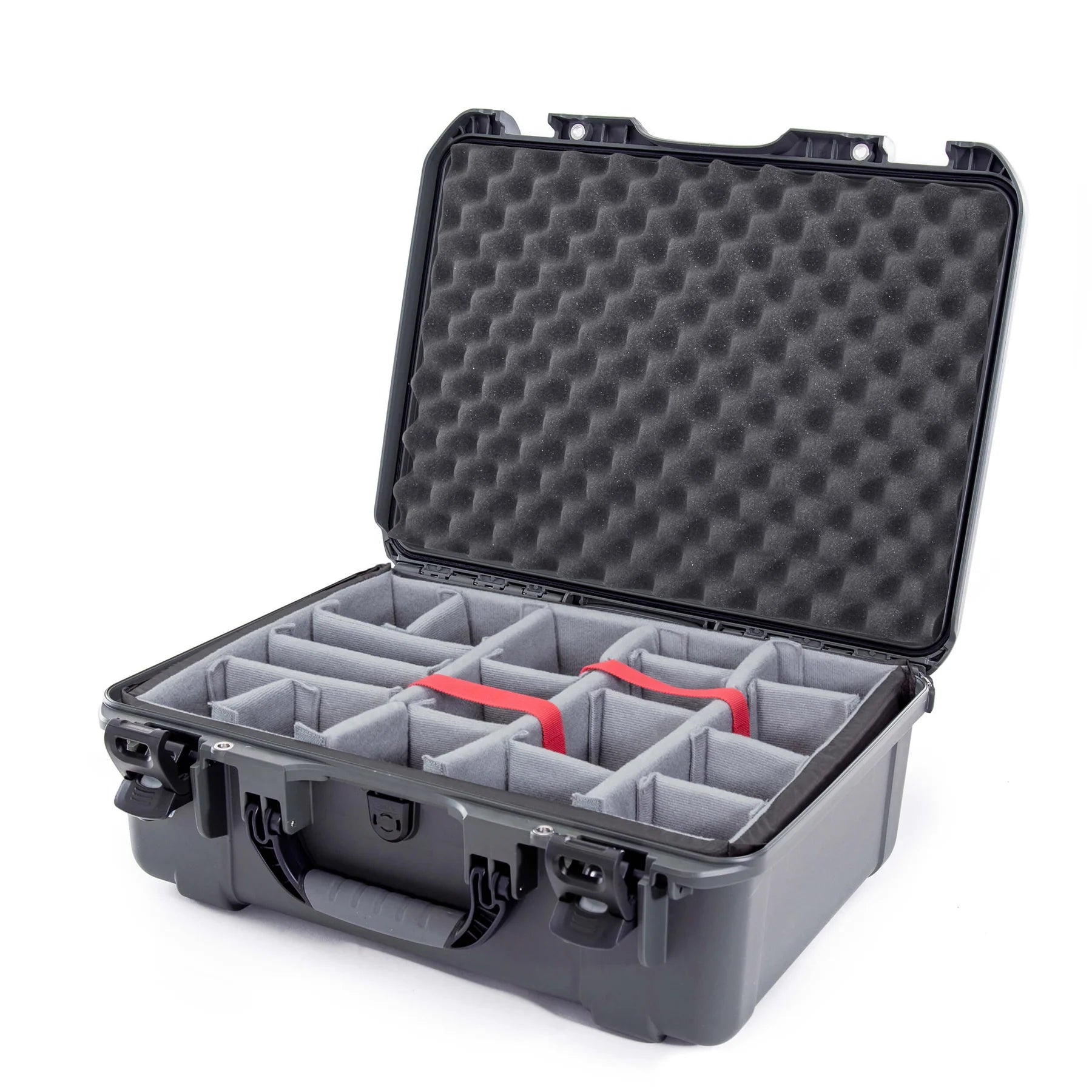 Built to organize, protect, carry and survive tough conditions, the NANUK waterproof hard case is impenetrable and indestructible with a lightweight, tough NK-7 resin shell and its PowerClaw superior latching system.